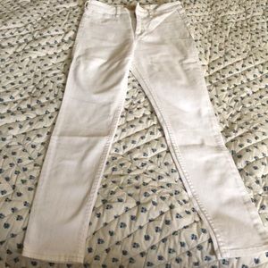 Hollister White Super Skinny High Rise Jeans